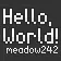 Иконка Meadow's Compact Font