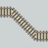 Иконка Diagonal Perfect Rails 3D PBR