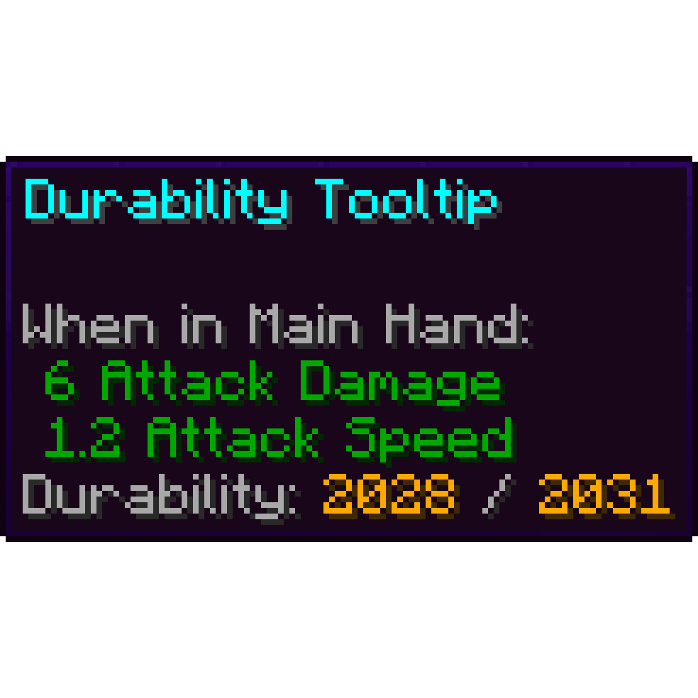 Иконка Durability Tooltip — мод для Minecraft