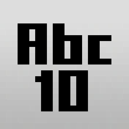 Иконка Minecraft Ten Font