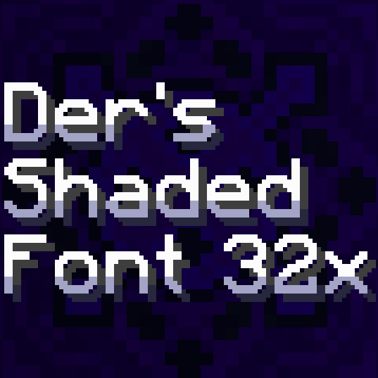 Иконка Der's Smooth Shaded Font (Faithful 32x)