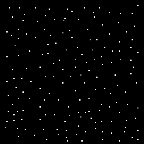 Иконка Night sky and stars on black concrete