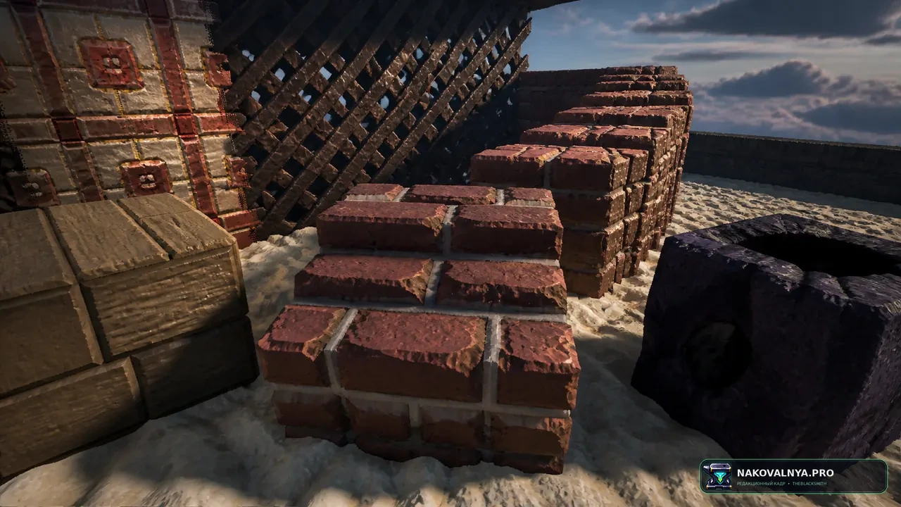 3D Displacement Test Shader: экспериментальный объём блоков через displacement — редакционная иллюстрация 2 из 3