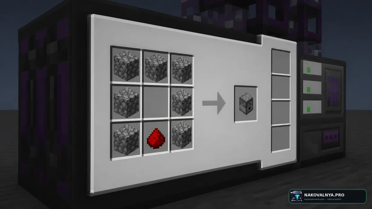 AE2 EMI Crafting Integration: интеграцию крафта AE2 с EMI — редакционная иллюстрация 3 из 3