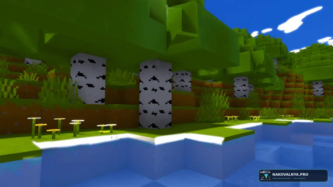 aesyin's shaders: яркую стилизацию с контурами сущностей — редакционная иллюстрация 3 из 3