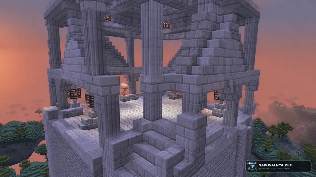 Aether bedrock mobs: новых боссов и подземелья Эфира — редакционная иллюстрация 3 из 3