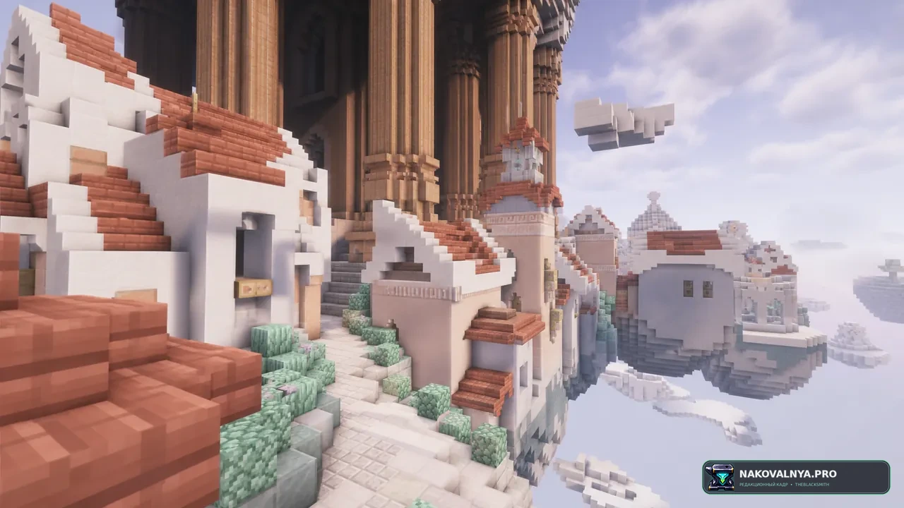 Aether Villages: деревни и храмы в Эфире — редакционная иллюстрация 3 из 3