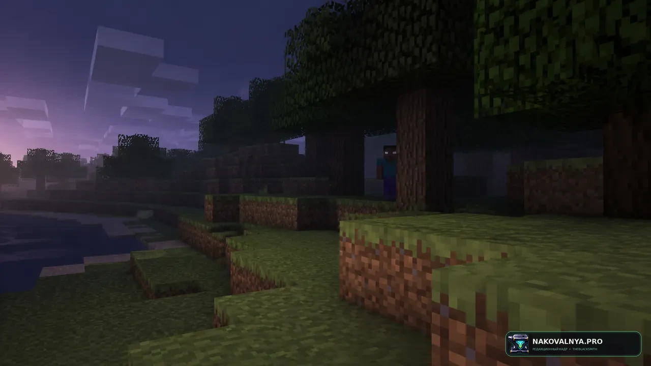 Alpha Herobrine: хоррор в стиле Minecraft Alpha — редакционная иллюстрация 2 из 3