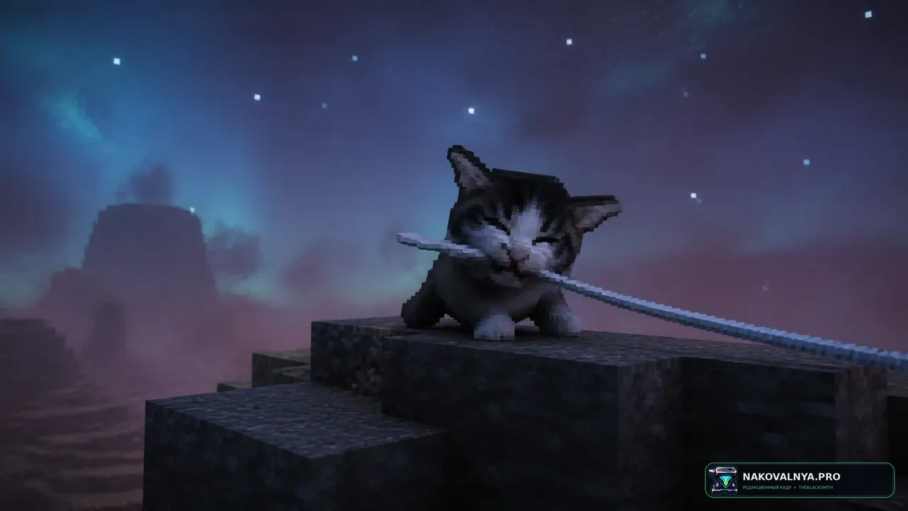 Animated Cat Biting Wire Totem Reskin: анимированный кошачий тотем — редакционная иллюстрация 2 из 3