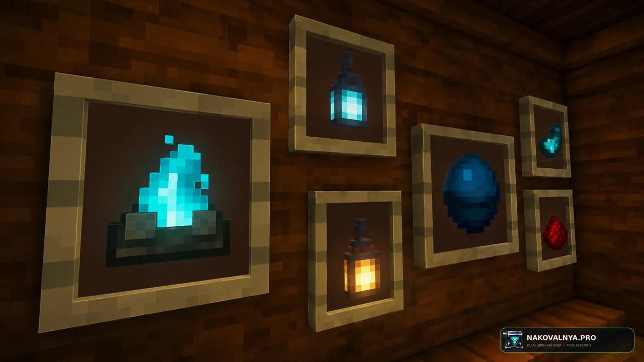 Animated items (emissive): анимированные светящиеся предметы — редакционная иллюстрация 3 из 3