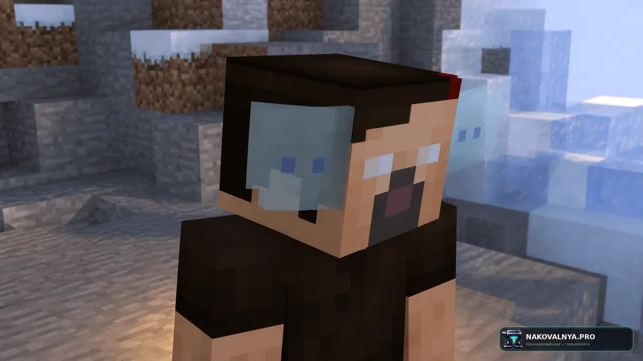 Animated Skin Ears mod edit: моргание персонажа на совместимом скине — редакционная иллюстрация 2 из 3