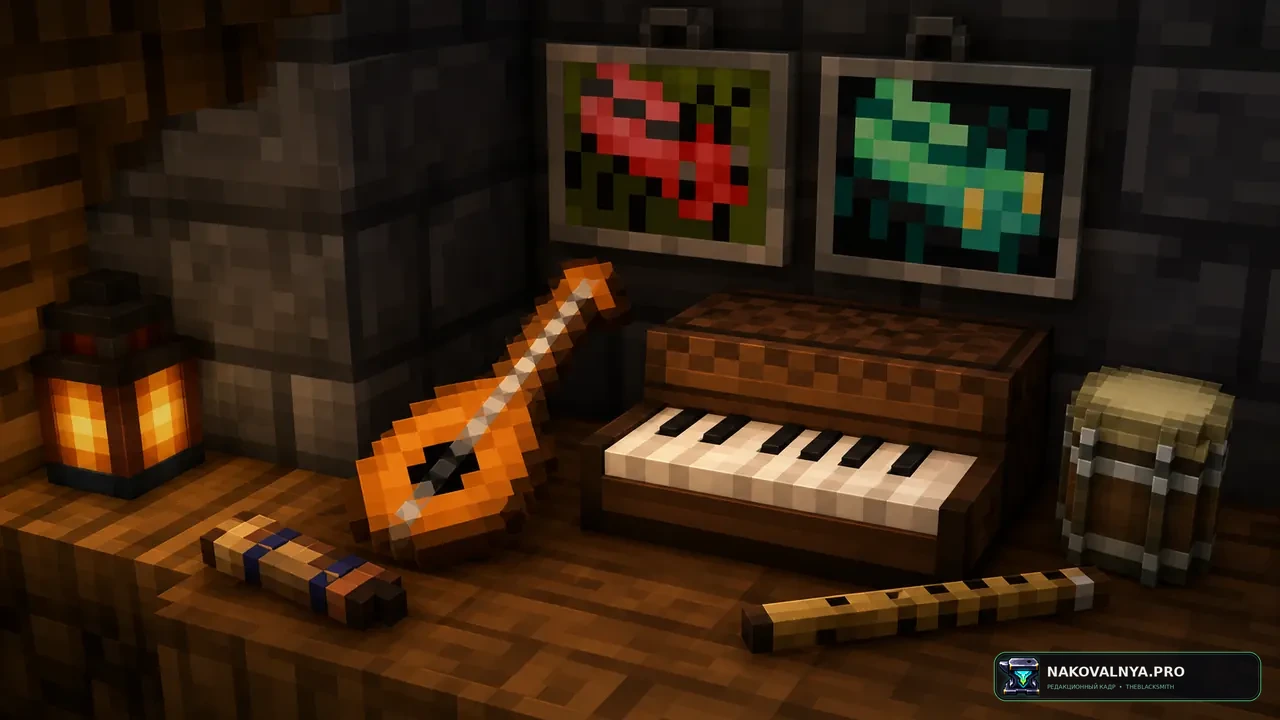 Arid's Immersive Resprites: ванильные ретекстуры Immersive Melodies и Paintings — редакционная иллюстрация 3 из 3