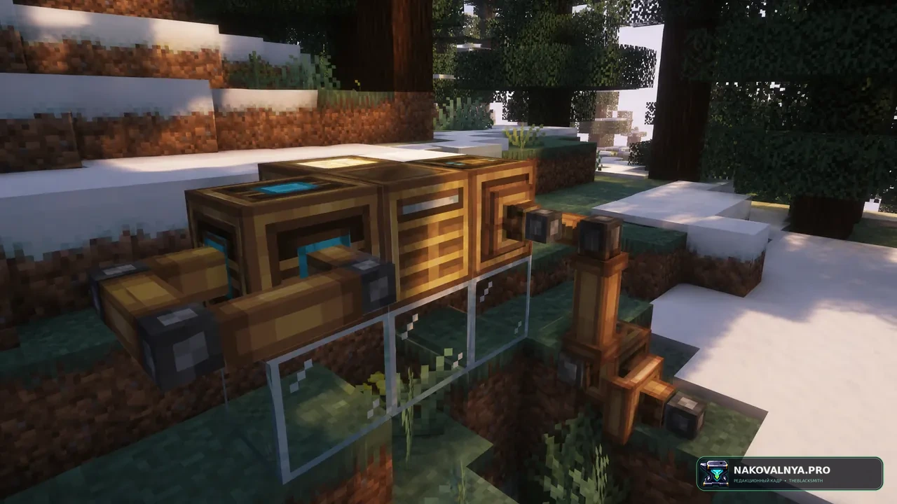 Aures - Create Style for Refined Storage: латунный стиль Create для Refined Storage — редакционная иллюстрация 2 из 3