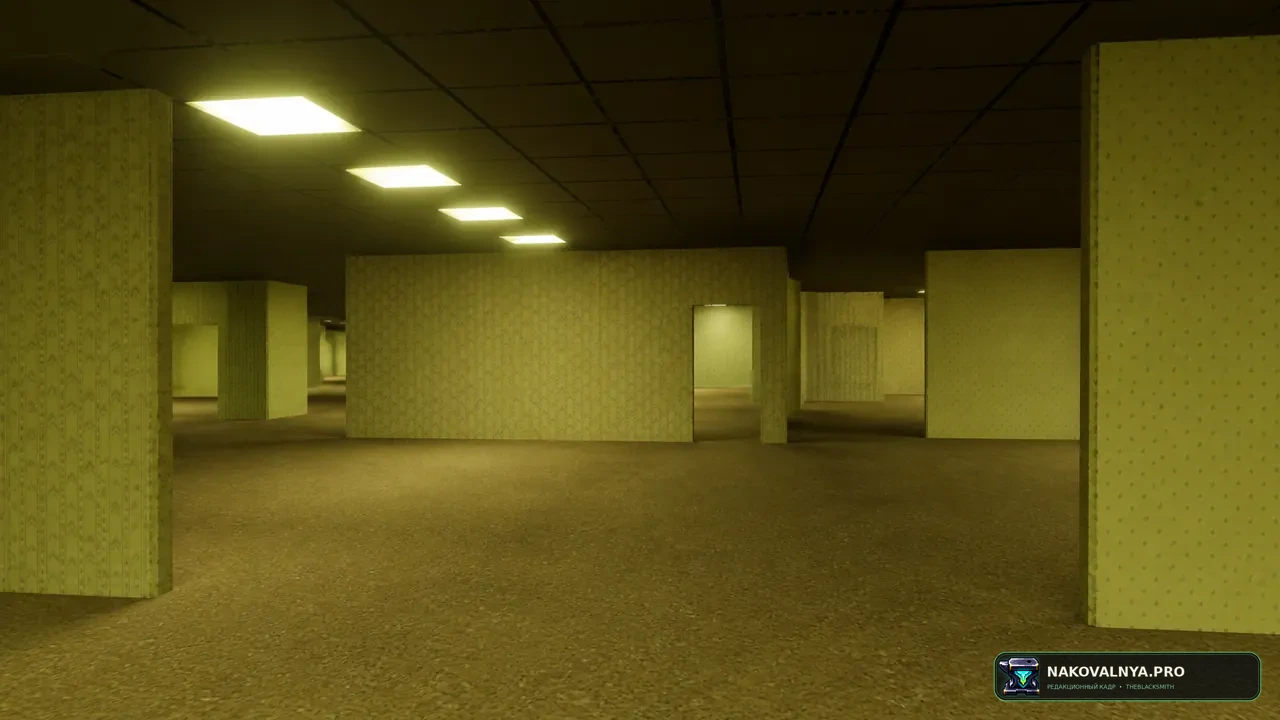 Backrooms PBR / Poolrooms PBR: реалистичные Backrooms и Poolrooms — редакционная иллюстрация 2 из 3
