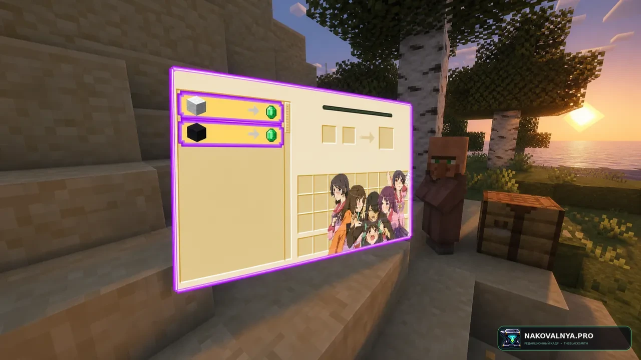 Bakemonogatari Custom GUI Pack: интерфейс Bakemonogatari с разными изображениями контейнеров — редакционная иллюстрация 2 из 3