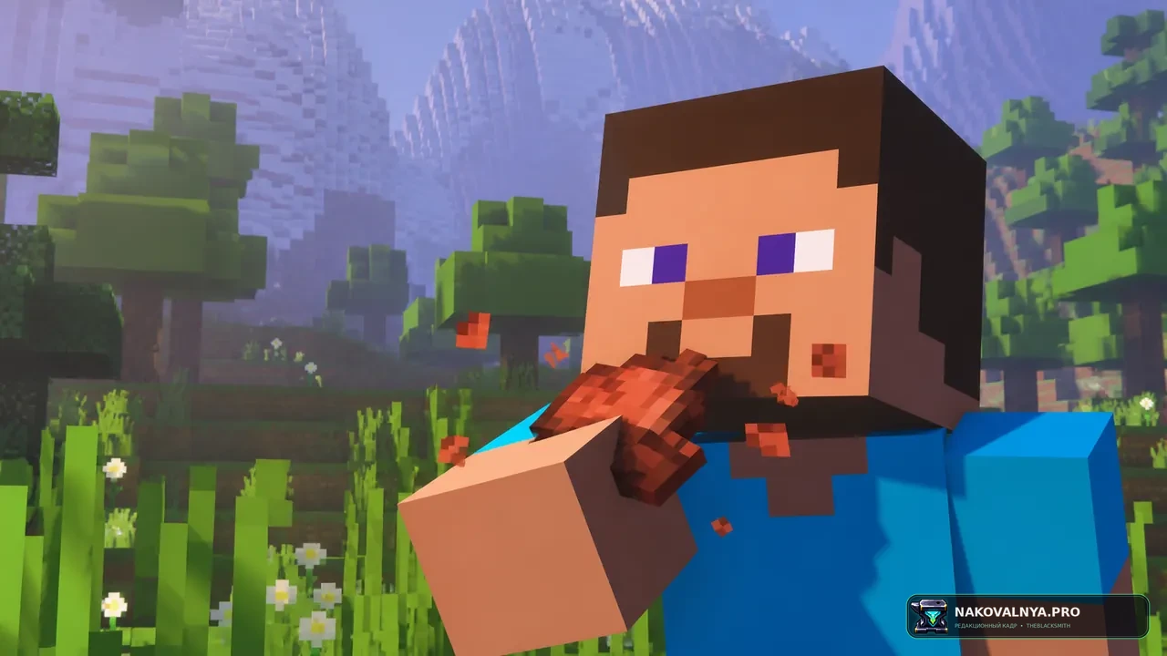 Bare Bones x Eating Animation: анимации еды в стиле Bare Bones — редакционная иллюстрация 3 из 3