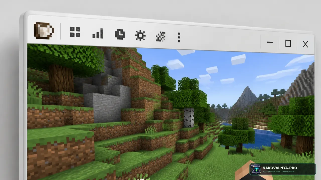 Barista - Window Title Editor: настраиваемый заголовок и значок окна Minecraft — редакционная иллюстрация 3 из 3