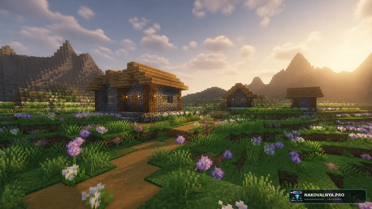 Better Minecraft Worlds: богатое ванильное выживание с улучшенной генерацией — редакционная иллюстрация 2 из 3