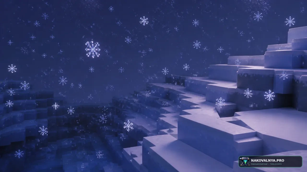 Better Snow: детализированные снежинки — редакционная иллюстрация 2 из 3