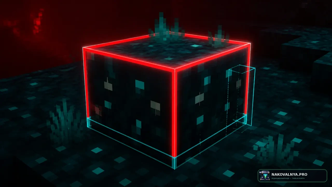 Block Hitboxes Indicator: наглядные границы взаимодействия с блоками — редакционная иллюстрация 3 из 3