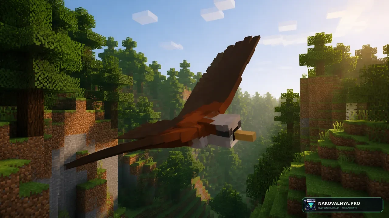 Birds | Boids Addon: лесных птиц, летающих стаями — редакционная иллюстрация 2 из 3