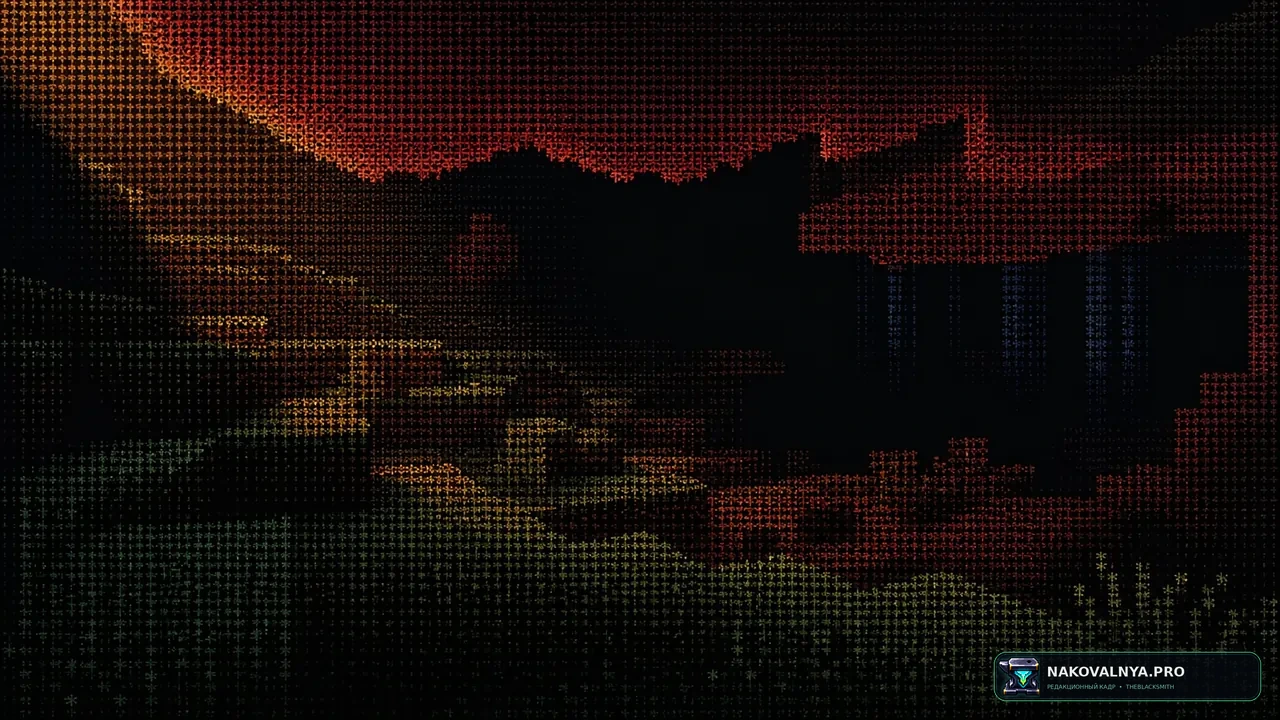 bit glyphs: процедурную ASCII-картинку — редакционная иллюстрация 2 из 3