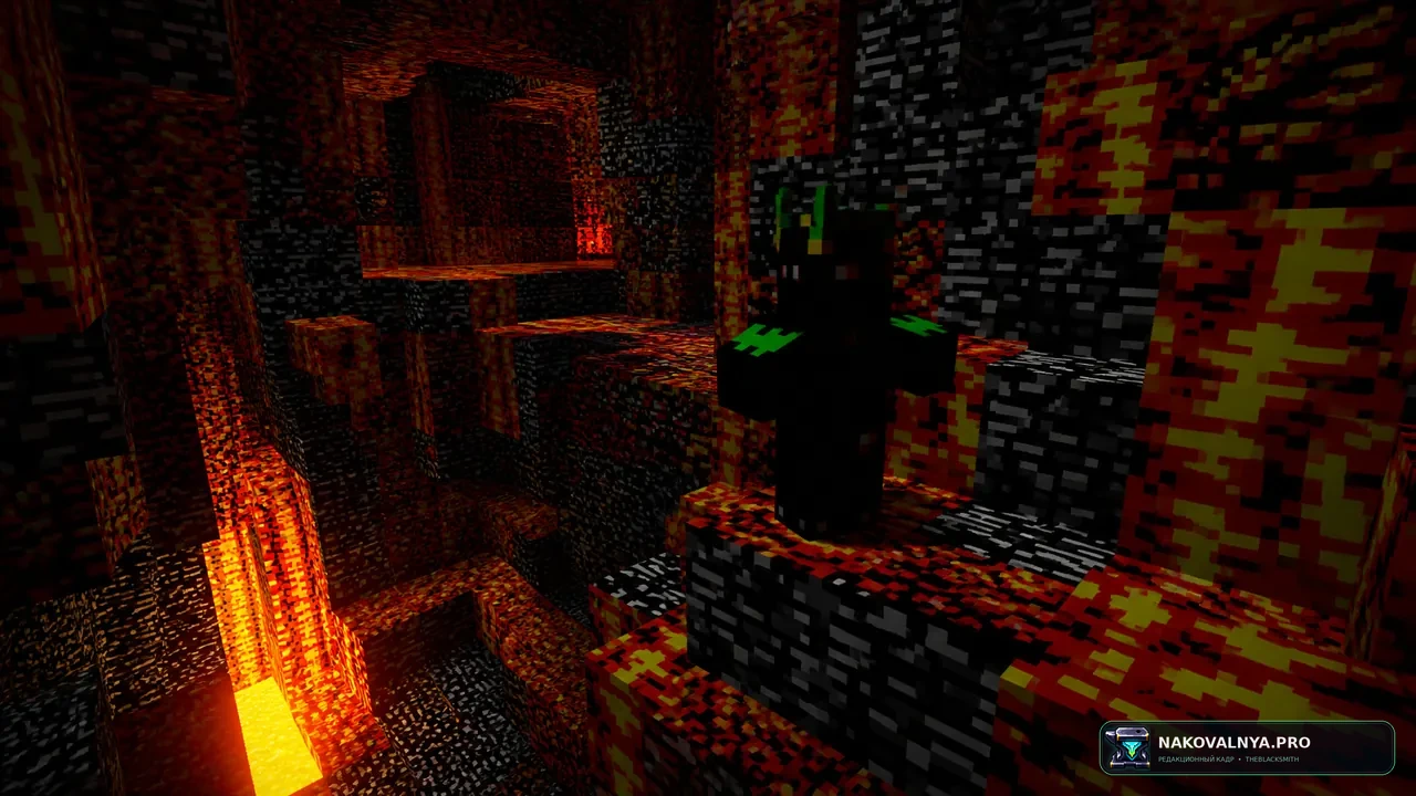 Bitcrushed Minecraft: искажённый пиксельный мир и звук — редакционная иллюстрация 2 из 3