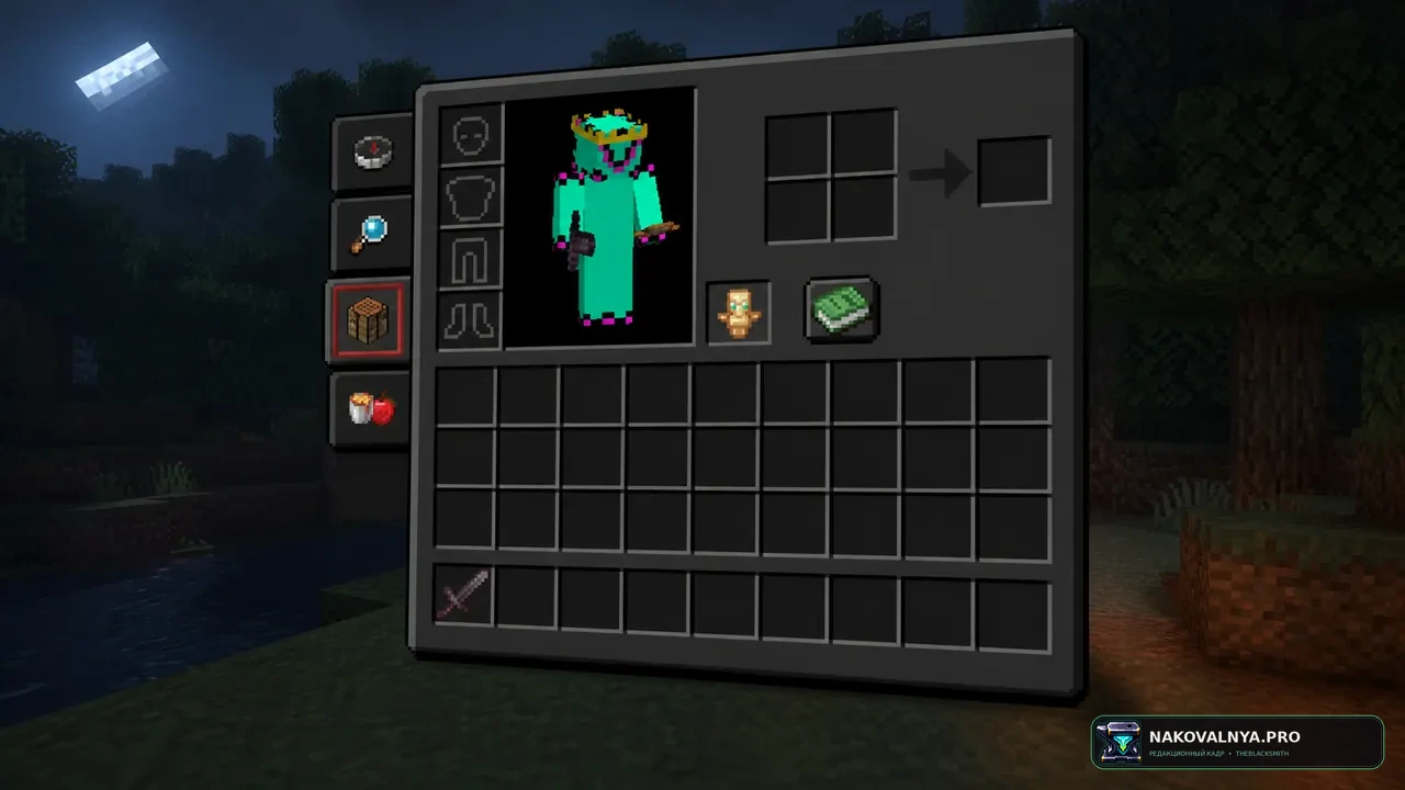 Black Inventory Gui: чёрный интерфейс и инвентарь — редакционная иллюстрация 2 из 3