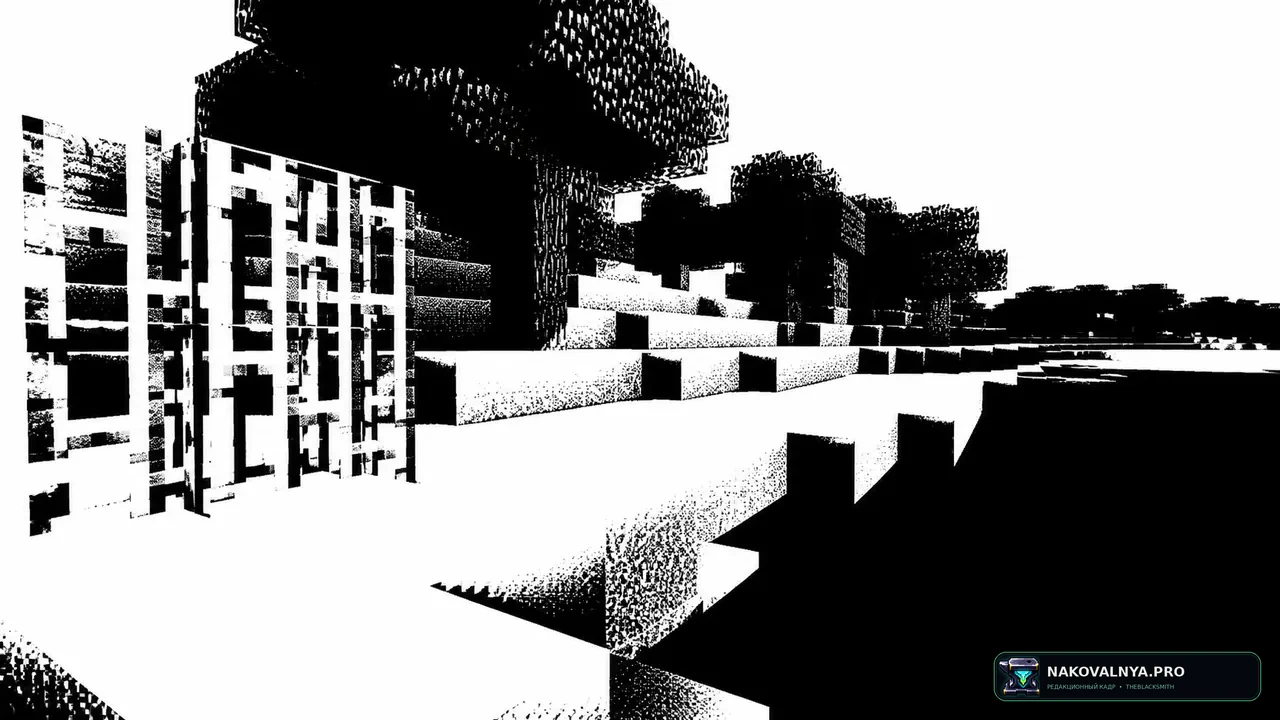 Black & White Shader: контрастную двухцветную картинку без полутонов — редакционная иллюстрация 3 из 3