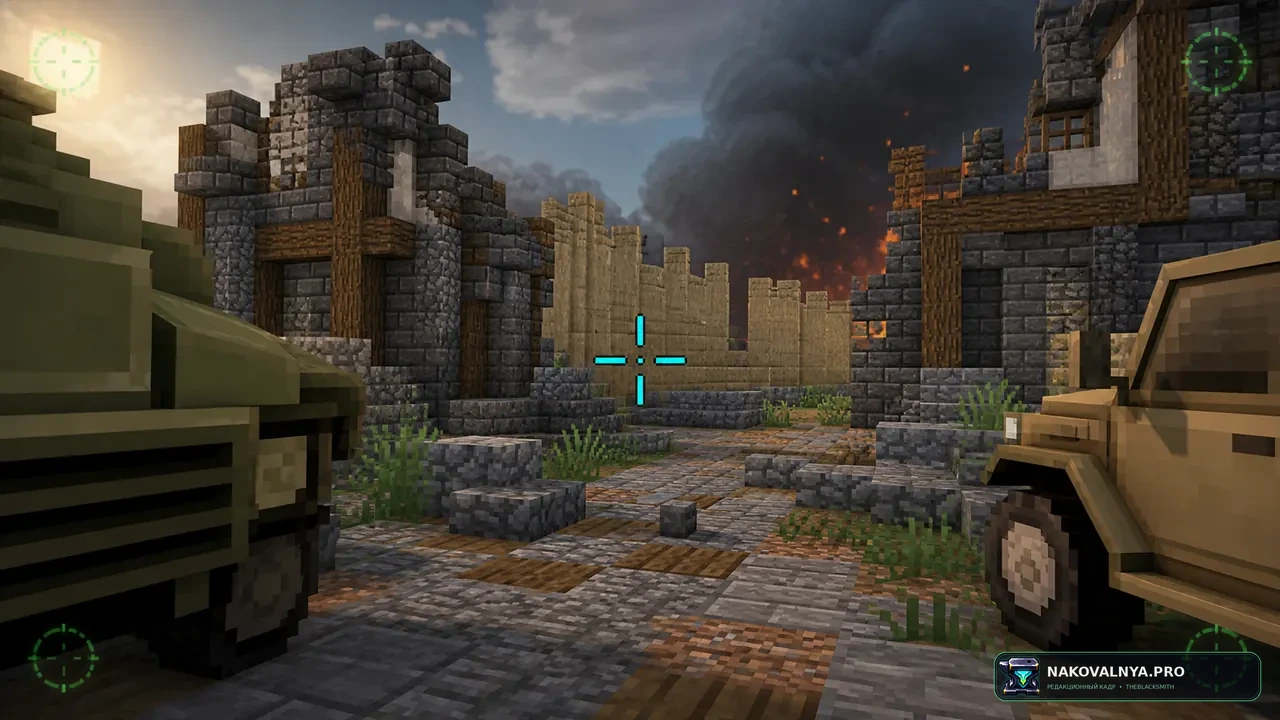 BlockFront - Crosshair Collection: набор прицелов для BlockFront — редакционная иллюстрация 2 из 3