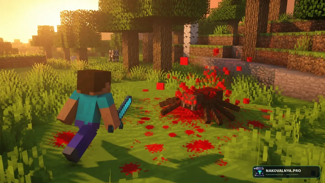 Blood N Particles Mod: кровь и частицы при уроне — редакционная иллюстрация 2 из 3