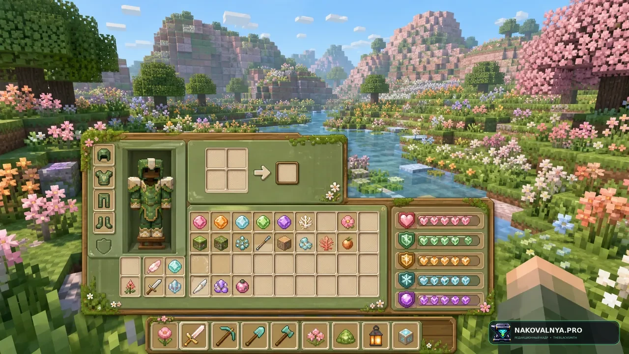 Изображение к проекту Bloom & Serenity UI