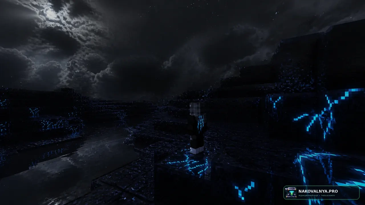 Blue Monster: синий комплект текстур для PvP — редакционная иллюстрация 2 из 3