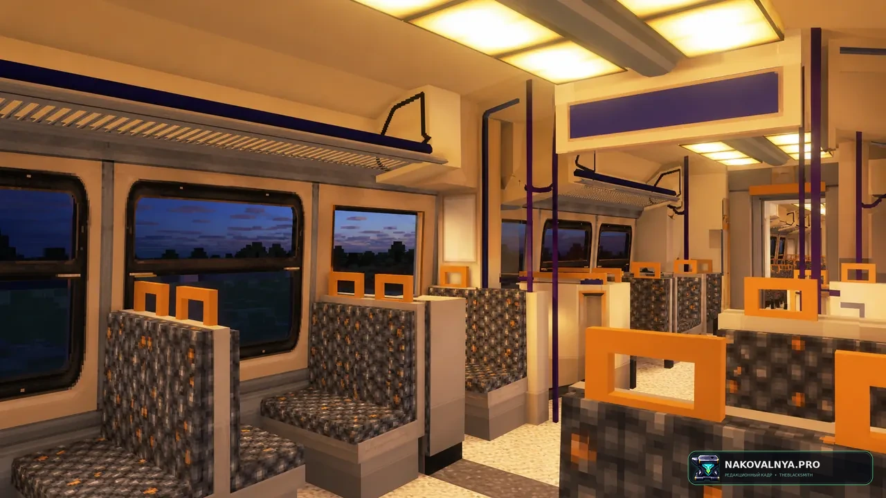 [MTR3/4] British Rail Classes 323 & 157: британские поезда для Minecraft Transit Railway — редакционная иллюстрация 2 из 3