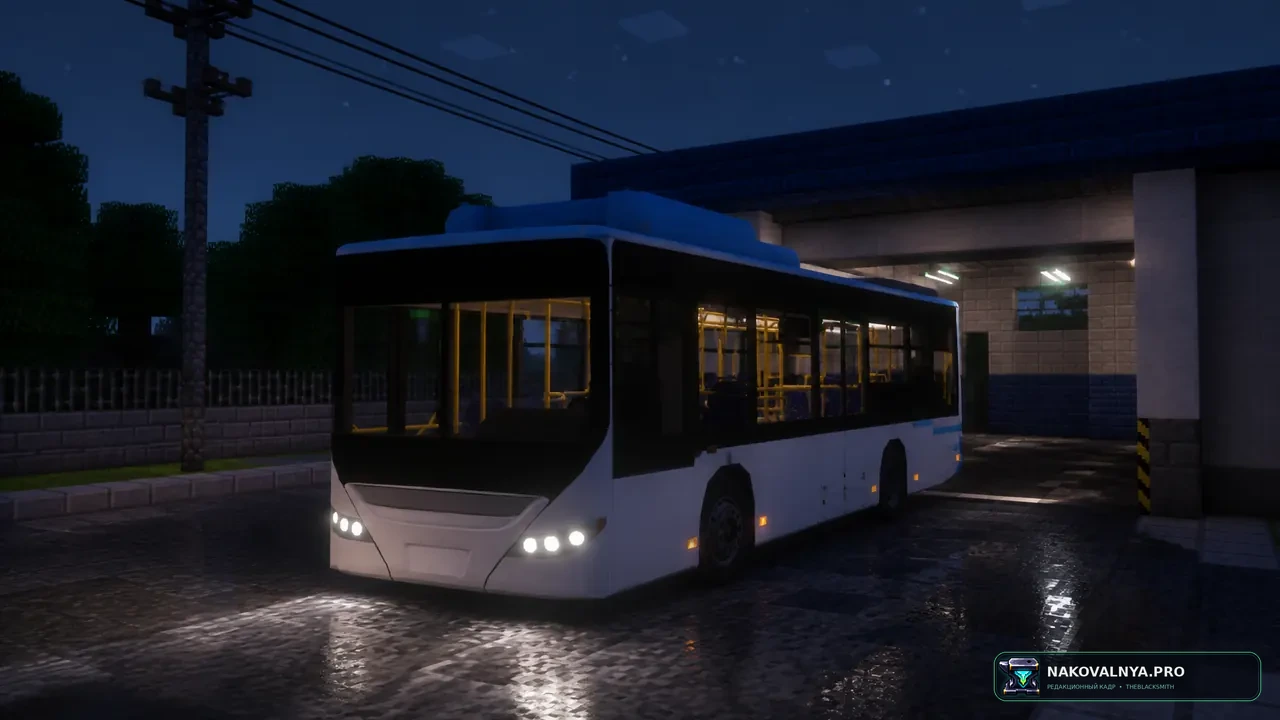 [MTR/NTE] Buses4MC: детализированный автобус для MTR и NTE — редакционная иллюстрация 2 из 3