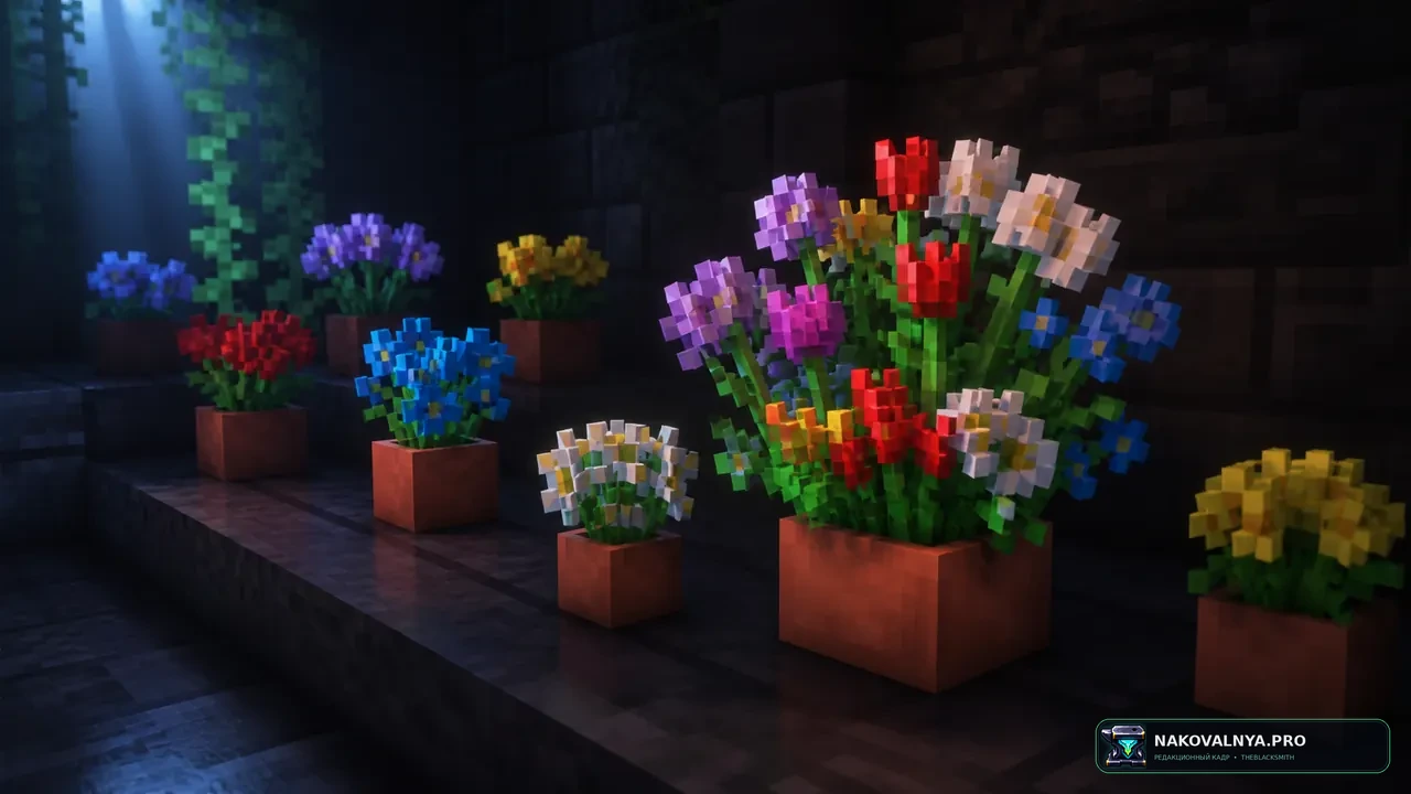 Bushier Flowers: пышные цветочные клумбы и букеты — редакционная иллюстрация 2 из 3