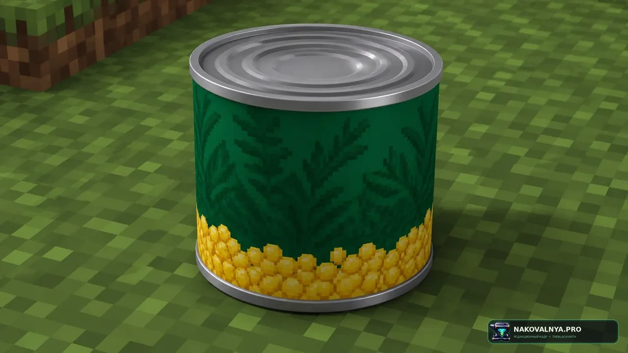 Can of Corn: банку кукурузы вместо золотой моркови — редакционная иллюстрация 3 из 3
