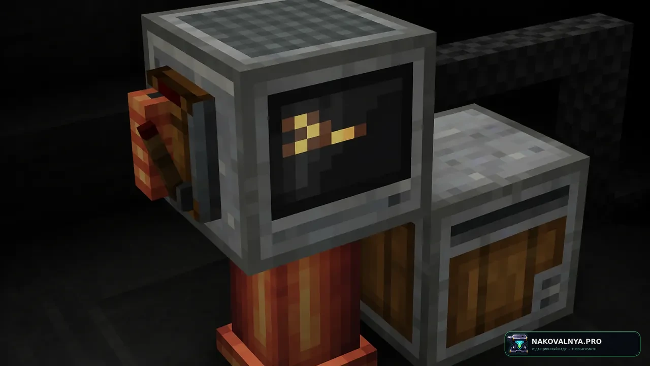 ComputerCraft Create: стилизацию ComputerCraft под Create — редакционная иллюстрация 3 из 3