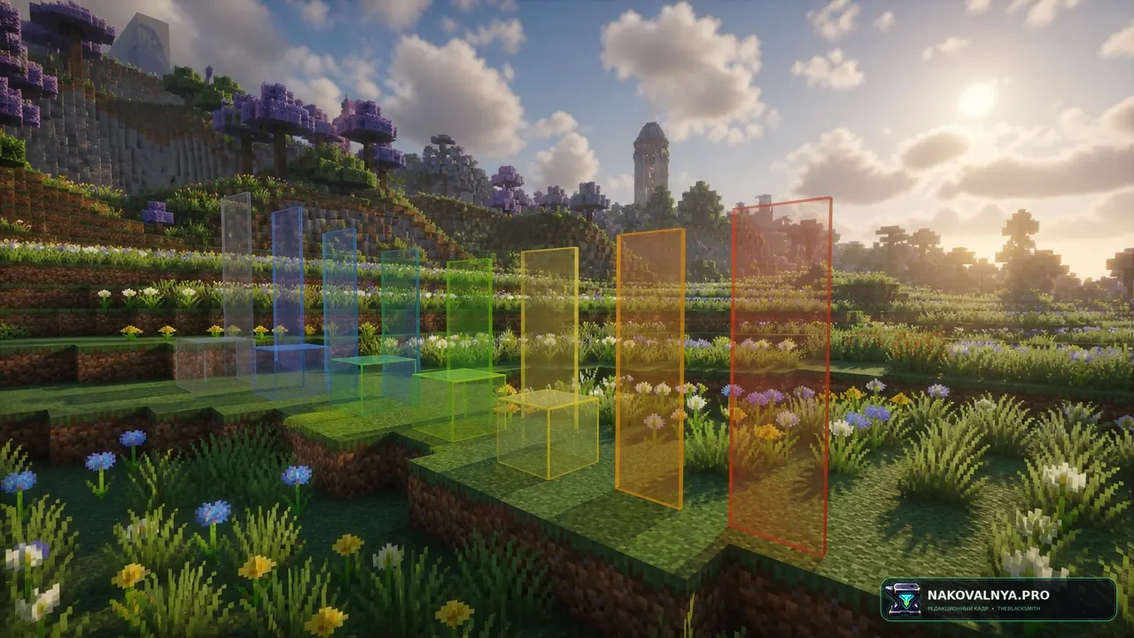 ClearVisionGlass 32x - Faithful Addon: чистое стекло в стиле Faithful — редакционная иллюстрация 2 из 3