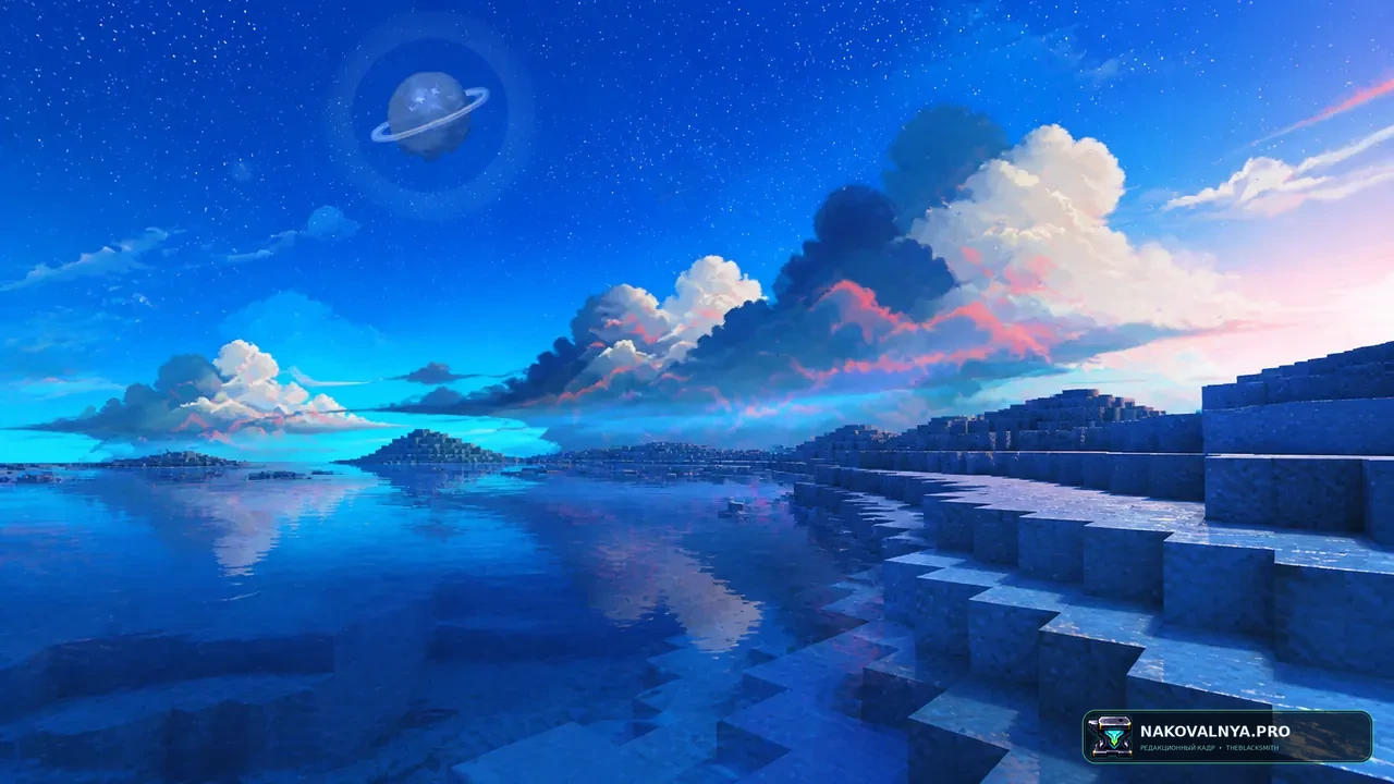 Clouds & Planets: небо с облаками и планетами — редакционная иллюстрация 2 из 3