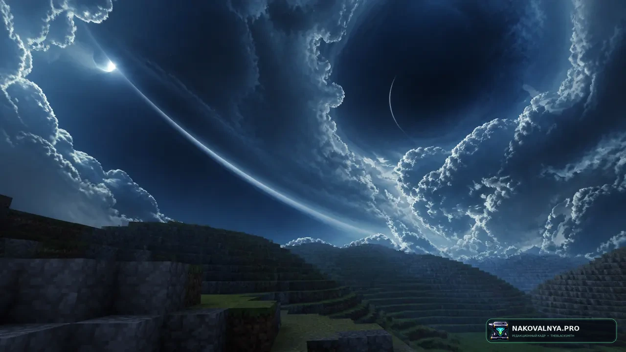 Cloudy Nights Sky Overlay: облачное ночное небо — редакционная иллюстрация 2 из 3
