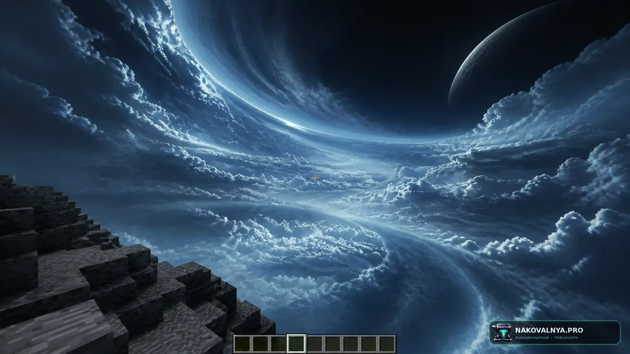 Изображение к проекту Cloudy Nights Sky Overlay