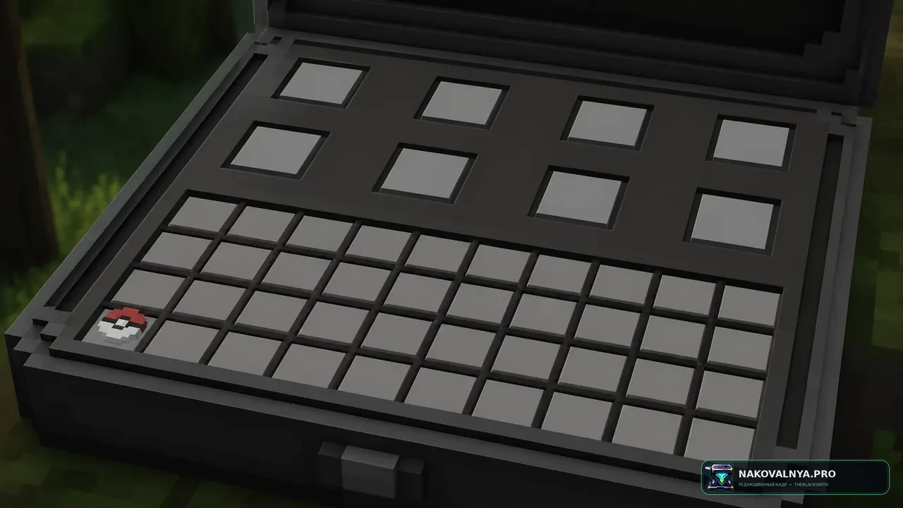 【Cobblemon】BadgeBox: витрину значков тренера Cobblemon — редакционная иллюстрация 3 из 3