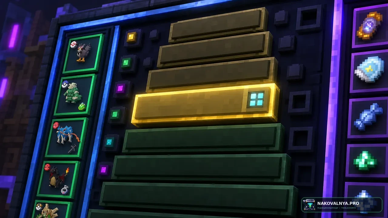Cobblemon Battle Tower: боевую башню и эндгейм для Cobblemon — редакционная иллюстрация 3 из 3
