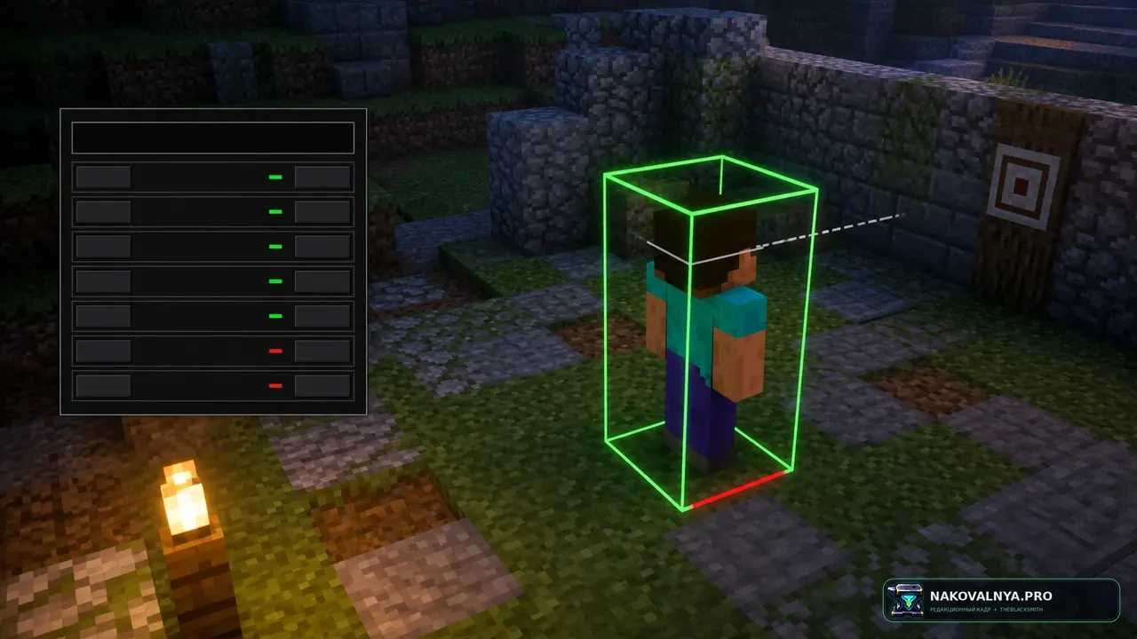 Combat Hitboxes: наглядные боевые хитбоксы — редакционная иллюстрация 2 из 3
