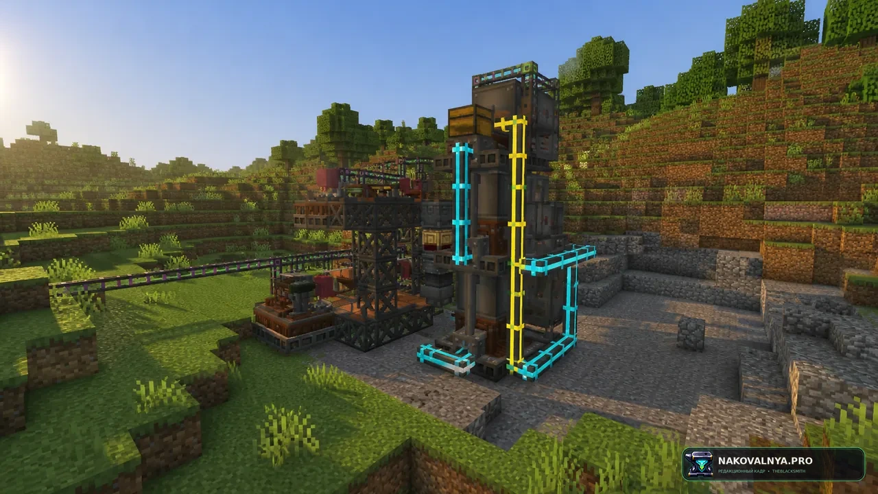 Community: кооперативный технический SkyBlock — редакционная иллюстрация 2 из 3