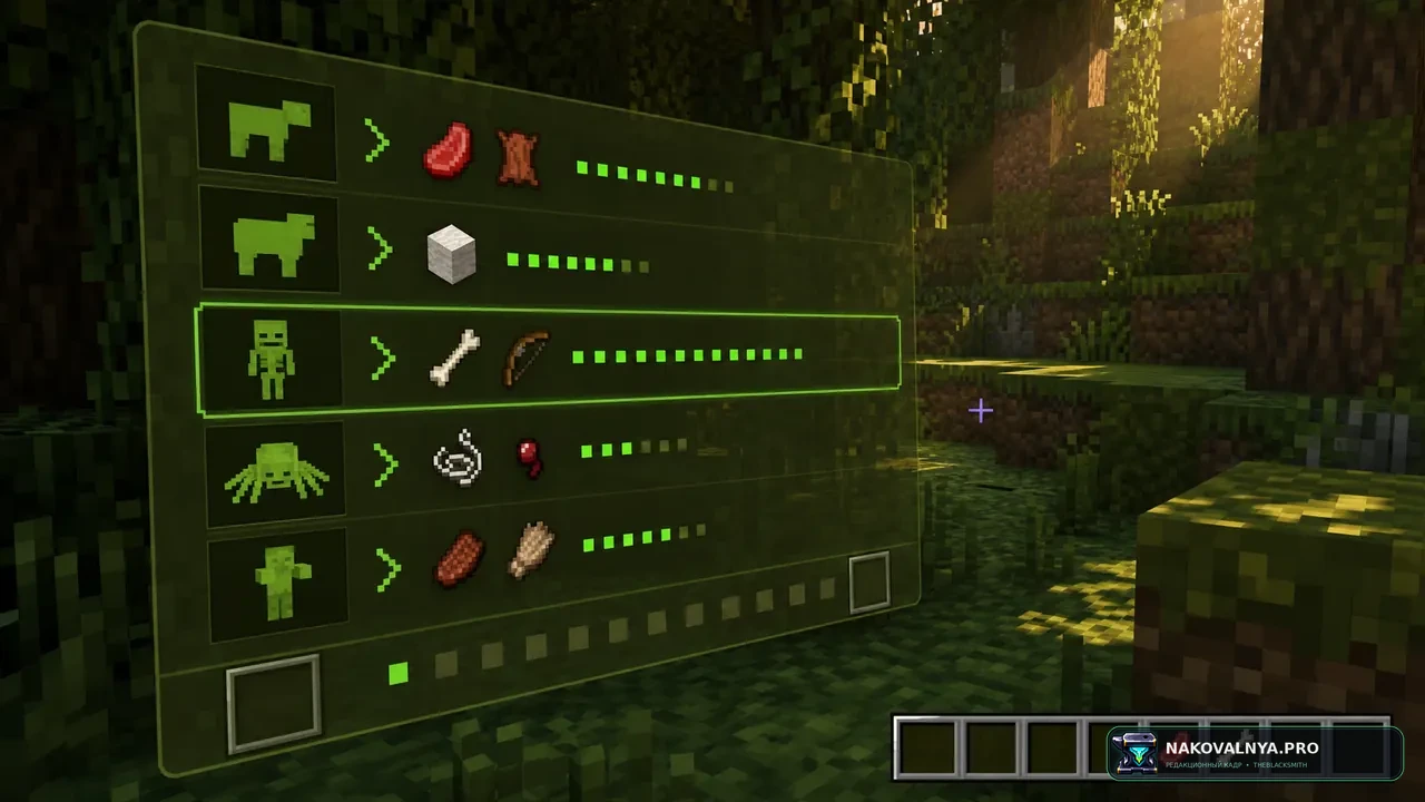 Configurable Extra Mob Drops: настраиваемый дроп мобов — редакционная иллюстрация 2 из 3