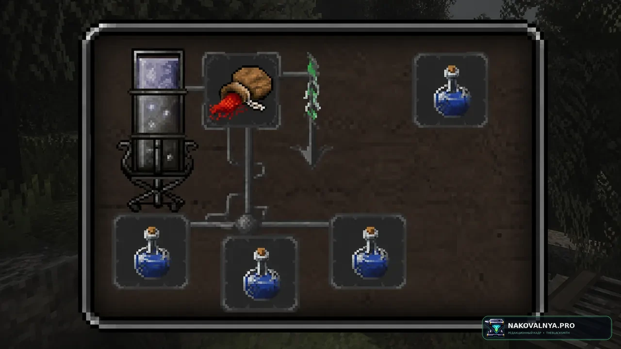 Conquest of Just Enough Items: интерфейс JEI в стиле Conquest Reforged — редакционная иллюстрация 3 из 3