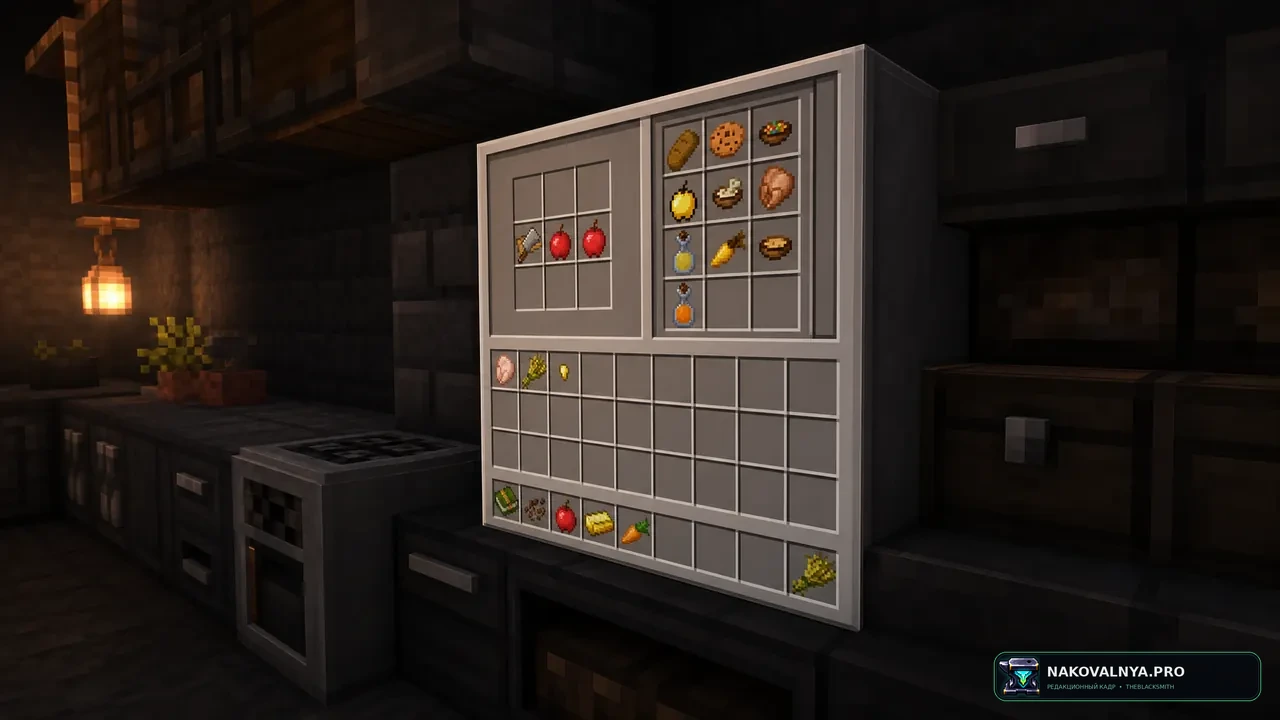 Cooking for Blockheads: функциональную кухню и удобную готовку — редакционная иллюстрация 2 из 3