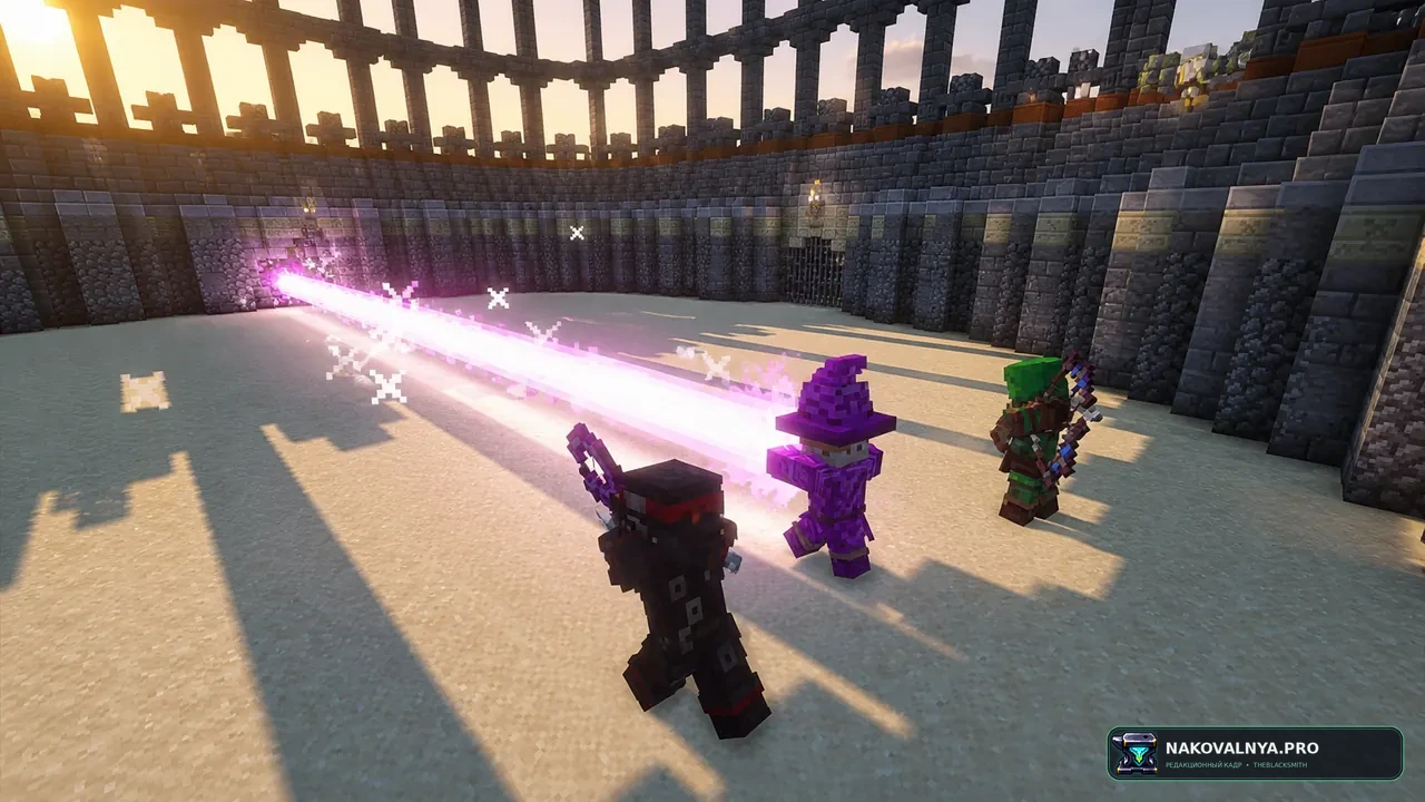 CoreCraft: ванильное RPG-приключение с классами — редакционная иллюстрация 2 из 3